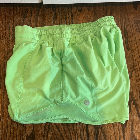 Hotty hot low rise short lined 4” in the color “scream green light”. - Picture 6 of 6